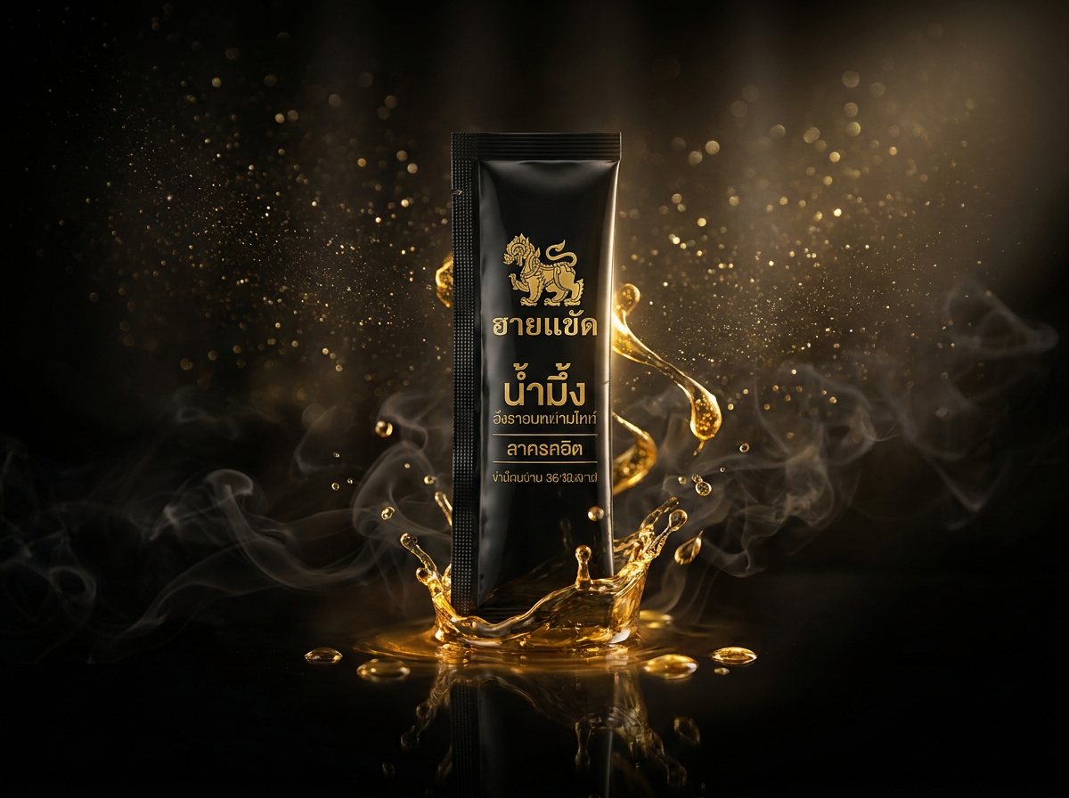 Royal Thai Black Honey — sachet premium avec miel et rayon